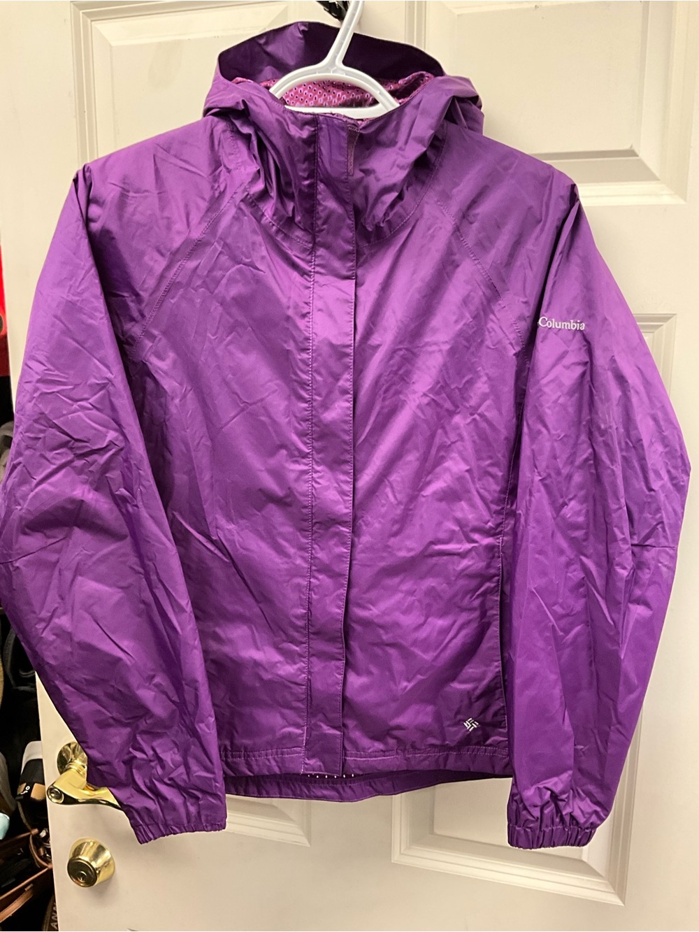 Columbia Women's Purple Hooded Ski Jacket